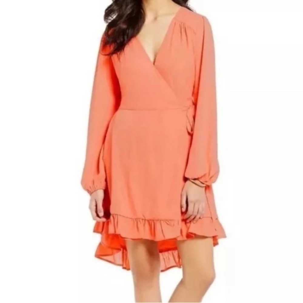 GB Gianni Bini • Women’s  Hi Low Wrap Dress • Size Large